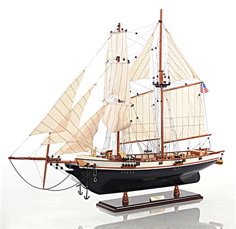 Harvey Baltimore Clipper Wooden Model Tall Ship 35 Schooner