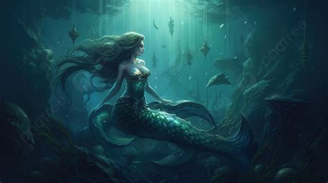 Dark Mermaids Wallpaper