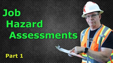 The Job Hazard Assessment A Hazard Assessment Training Video Youtube