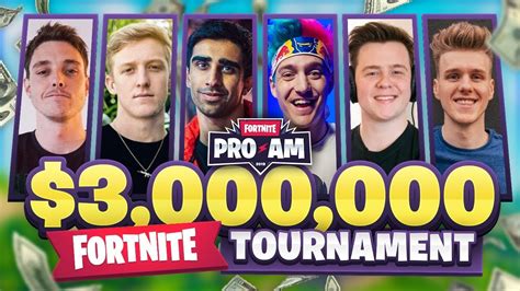 Fortnite 3000000 Pro Am Ft Tfue Ninja Lazarbeam Lachlan Muselk