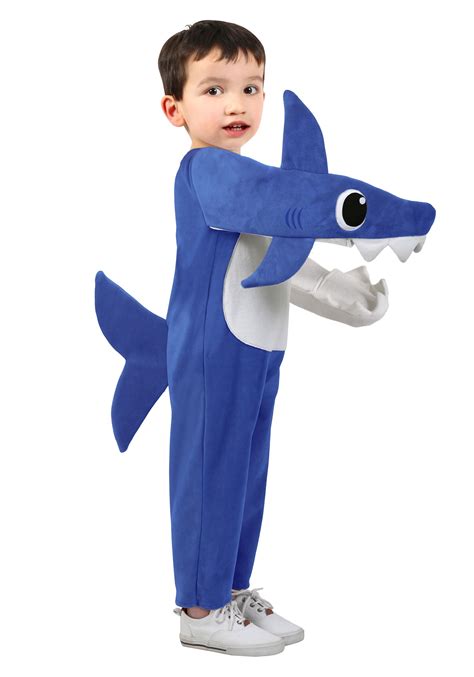 Deluxe Child Costume Daddy Shark Blue