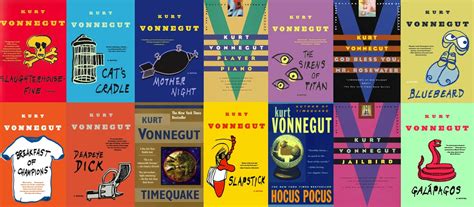 List of all kurt vonnegut jr. Vonnegut+Books.jpg (1600×699) | Kurt vonnegut, Favorite ...