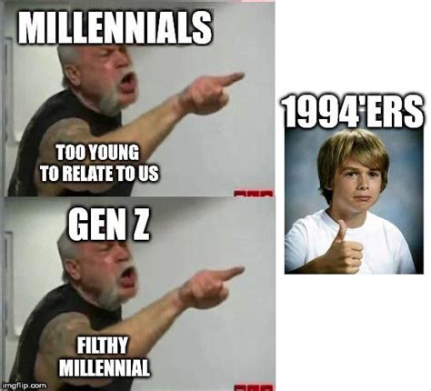 Millennials vs generation z how do they compare what s the difference youtube. Didn't put too much effort into making this meme : GenZ