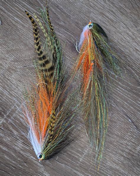 A Couple Of Brook Trout Flavored Tiger Muskie Flies Heading West Adaptivefly☠️ Renzettiinc