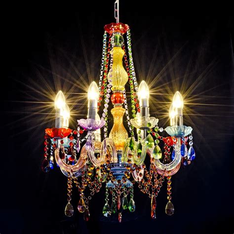 The 25 Best Collection Of Multi Colored Gypsy Chandeliers