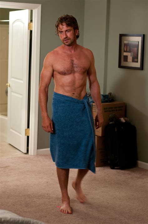 Is It Hot In Here Or Is That Just Gerard Butler In A Towel PlayingForKeeps My Style