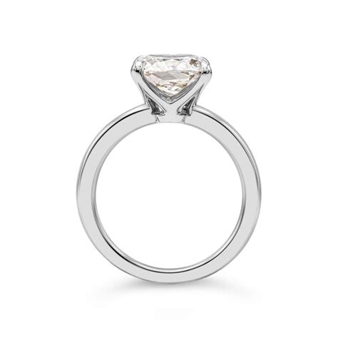 Gia Certified 306 Carat Cushion Cut Diamond Solitaire Engagement Ring