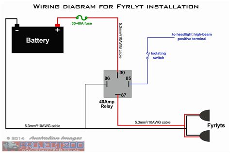 30 Amp Relay Wiring Diagram