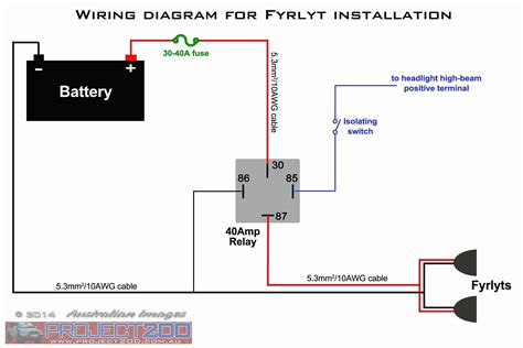 5 Pole Relay Wiring Diagram Horn