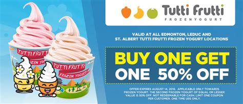 3 New Flavours To Try At Tutti Frutti Frozen Yogurt In Edmonton