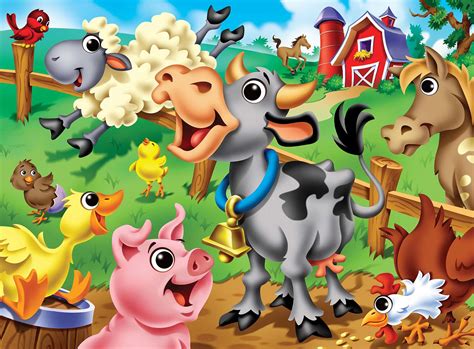 Farm Animals 48 Pieces Masterpieces Puzzle Warehouse