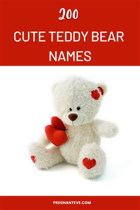 Teddy Bear Names Cute And Trendy Updated 2021 In 2021 Teddy Bear