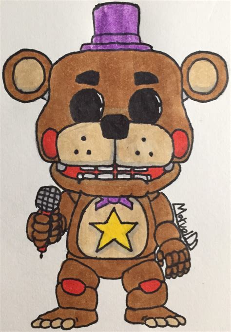 How To Draw Rockstar Freddy How To Images Collection
