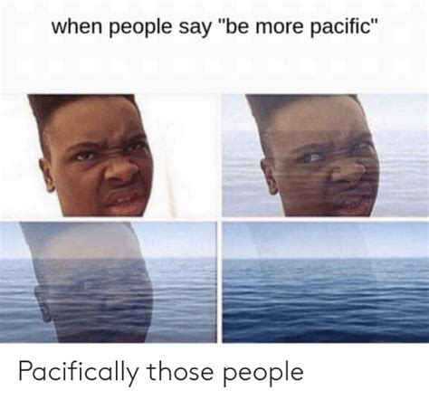 When People Say Be More Pacific Pacifically Those People Reddit Meme On Me Me