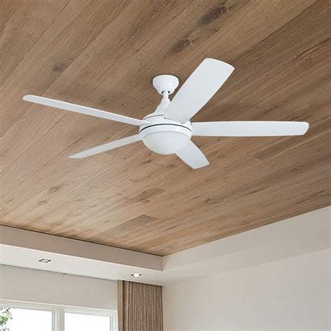 Shop Copper Grove Mills 52 Inch Modern White Led Ceiling Fan With
