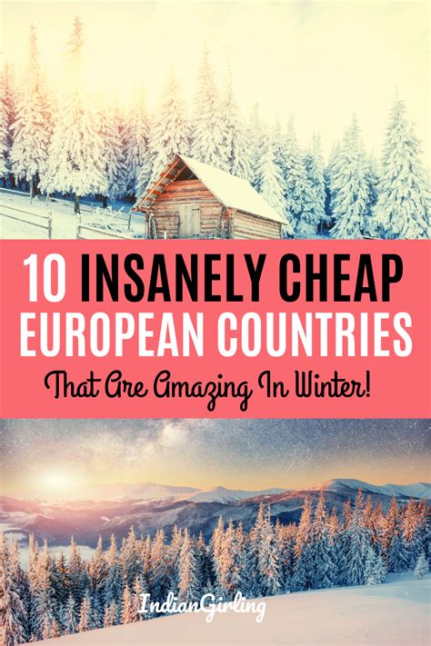10 Insanely Cheap And Gorgeous Europe Winter Destinations Europe