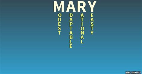 The Meaning Of Mary Name Meanings