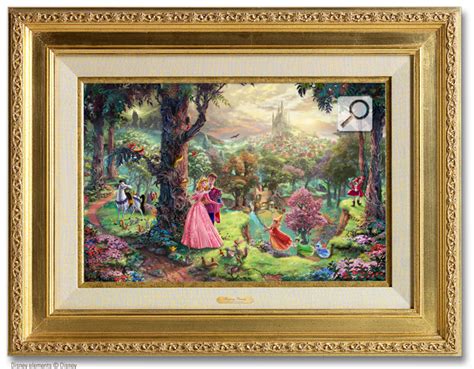 Sleeping Beauty By Thomas Kinkade Thomas Kinkade Disney Paintings