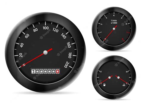 Premium Vector Speedometer