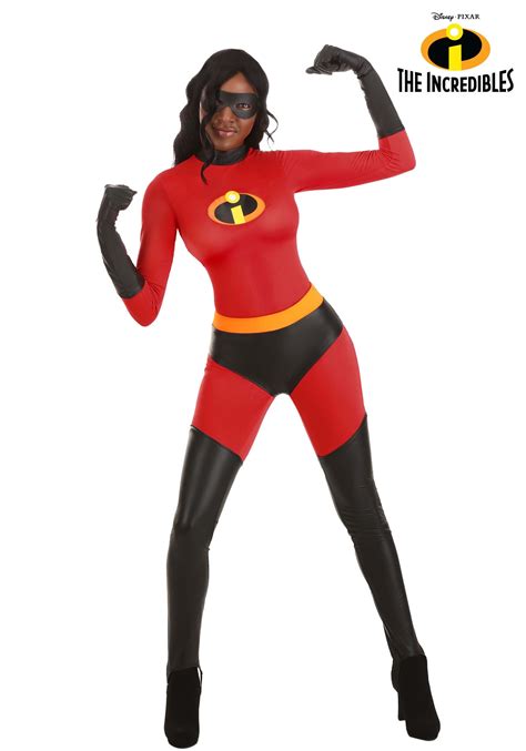 The Incredibles Deluxe Women S Mrs Incredible Costume