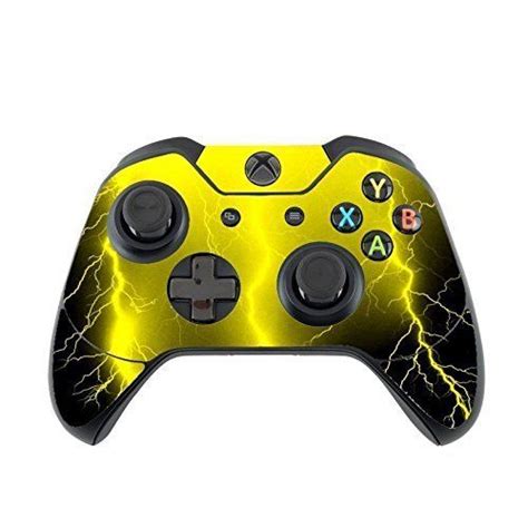 Cool Yellow Thunder Design Pattern Print Image Xbox One Controller