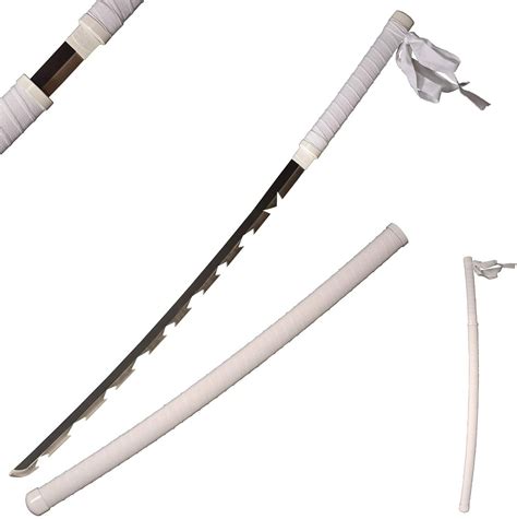 41 Metal Demon Slayer Inosuke Hashibira Samurai Sword Katana Cosplay