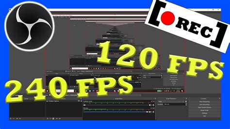 How To Record At 120 Or 240 FPS OBS Studio Tutorial YouTube