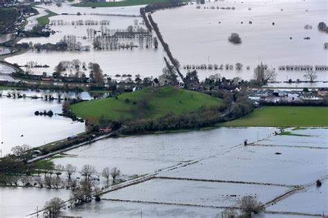 Uk Flooding Crisis Aerial Photos Of The Somerset Levels
