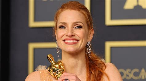Watch Access Hollywood Highlight Jessica Chastain Wins Best Actress Oscar And Gives Powerful