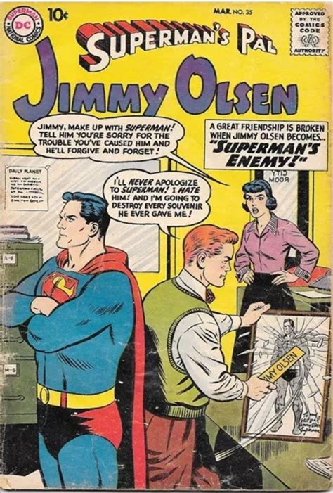 Pin By Jimmy Olsen On Jimmy Olsen Silver Age Old Comic Books Superman Comic Dc Comic Books