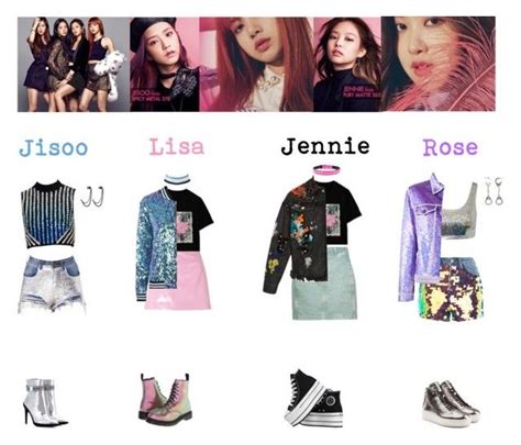 120 Best Black Pink Outfits Images On Pinterest Kpop Outfits