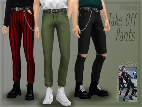 The Sims Resource Take Off Pants By Trillyke • Sims 4 Downloads Sims 4