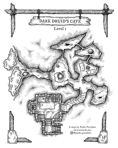 Dungeon Archives Paths Peculiar Dungeon Maps Fantasy Map Dungeon