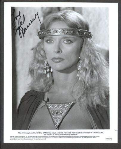Sybil Danning Signed Autograph Movie Still Hercules Halloween EBay