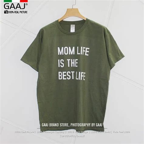 Mothers Day Mom Life Is The Best Life Print Letter Womens T Shirt Women Fashion Slim Lovers