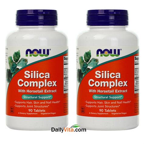 It's not dangerous at all. 2 bottle NOW FOODS Silica Complex Healthy Hair Skin Nails ...