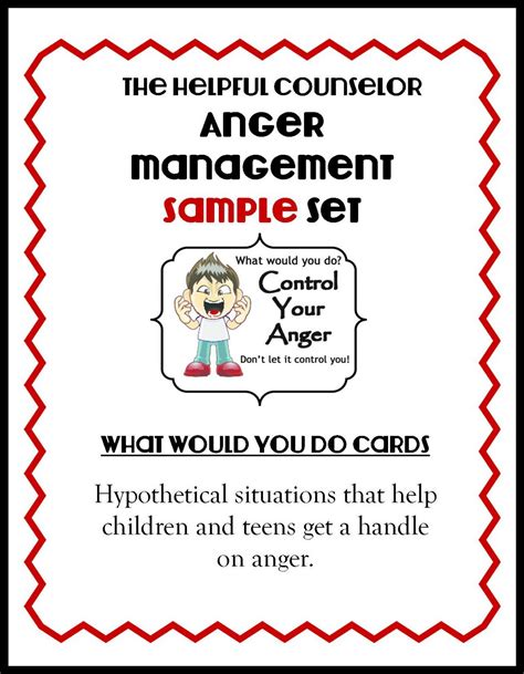 Anger Management Printable Worksheets Printable World Holiday