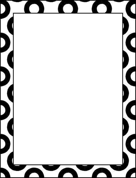 Borders For Word Black And White Clipart Best