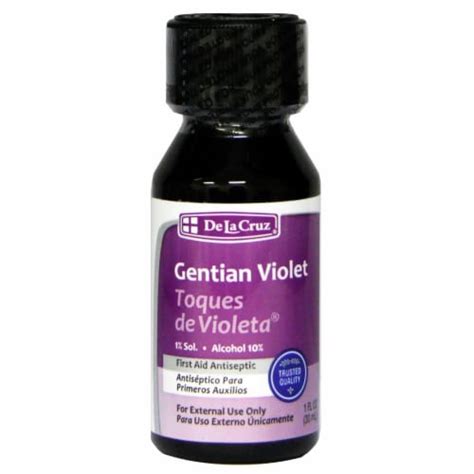 De La Cruz Toques De Violeta Gentian Violet First Aid Antiseptic 1