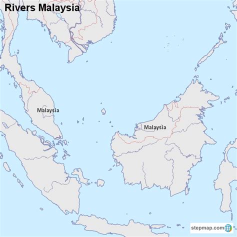 Malaysia River Map
