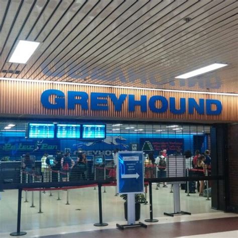 Greyhound Bus Lines Bus Station In New York