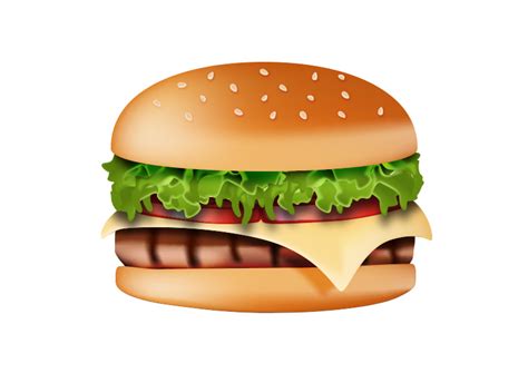 Burger Vector Illustration Free Vector Download Superawesomevectors
