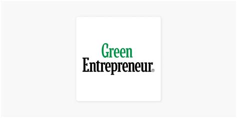‎green Entrepreneur On Apple Podcasts