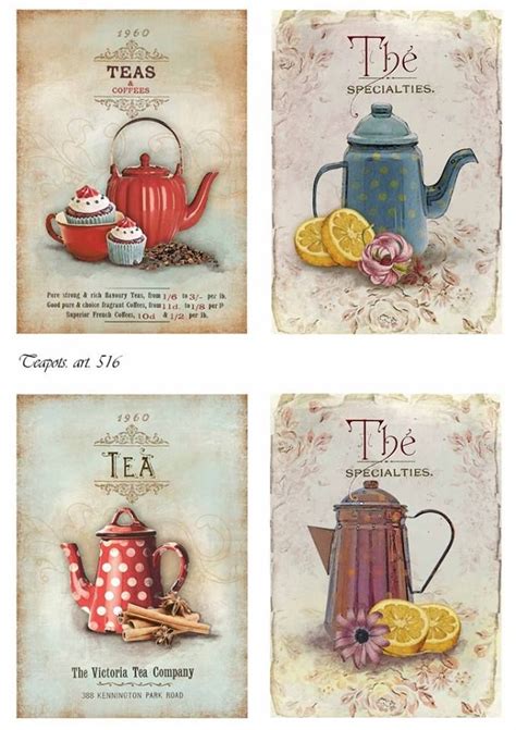 Más de 10 láminas para imprimir gratis para hacer cuadros infantiles. Pin by Agnieszka on Kuchnia | Pinterest | Decoupage, Teas ...