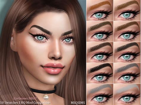 Eyebrows Nb By N N Msqsims N N Created For The Sims Emily Cc