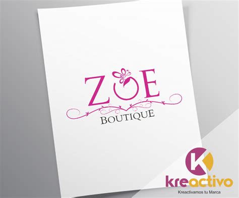Logo Zoeboutique Disenos De Unas Logotipos Boutique