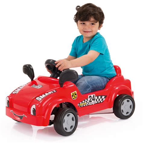 Dolu My First Ride On Pedal Car In Red Made Of Plastic With Rubber
