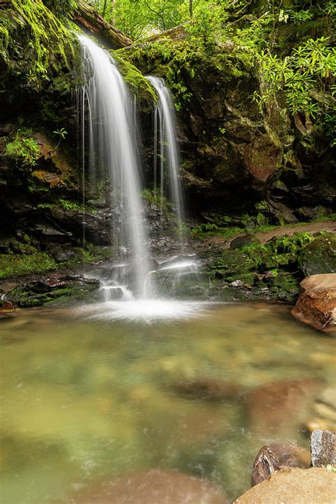 Grotto Falls 2 Photograph By John Brueske Fine Art America