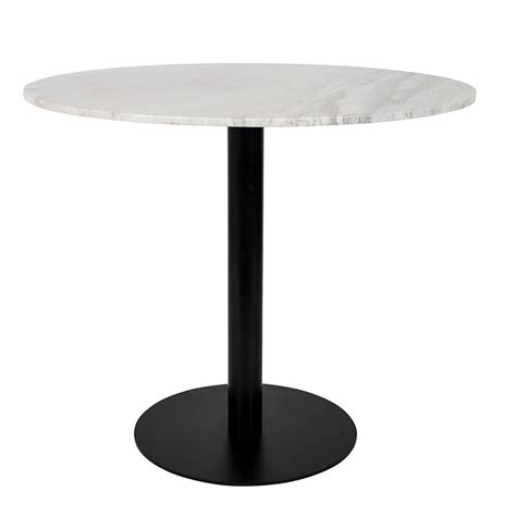 Marble Top Round Dining Table With Copper Leg By Cuckooland