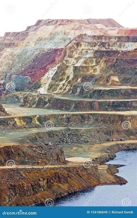 Copper Mine Minas De Riotinto Andalusia Spain Stock Photo Image Of